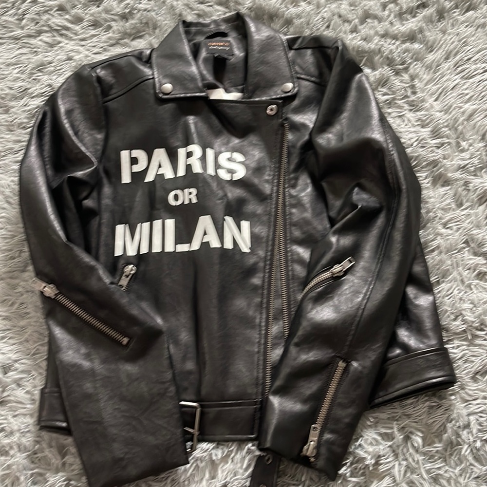 Faux leather jacket Forever 21
